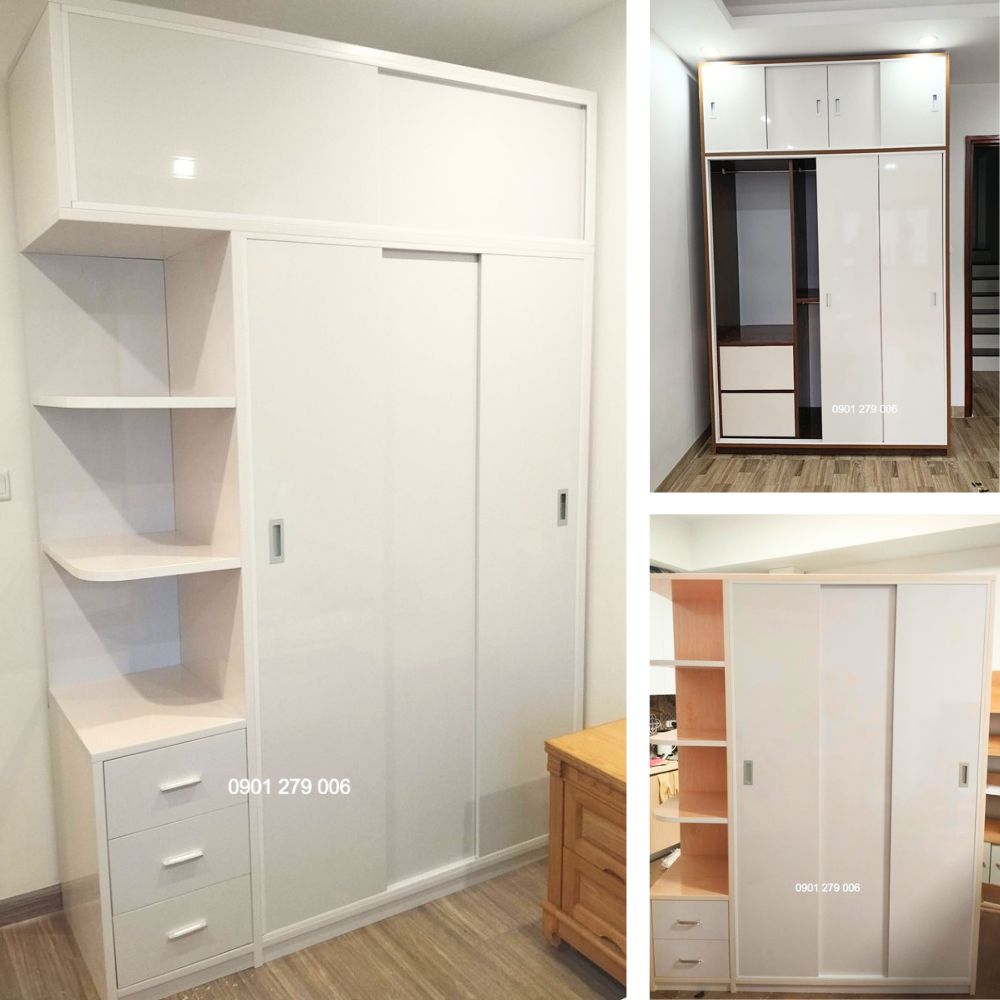 Tủ quần áo cánh lùa từ nhựa cao cấp