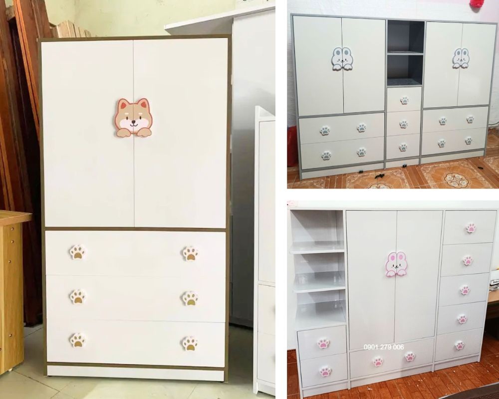 Tủ áo nhựa cao cấp cho trẻ em